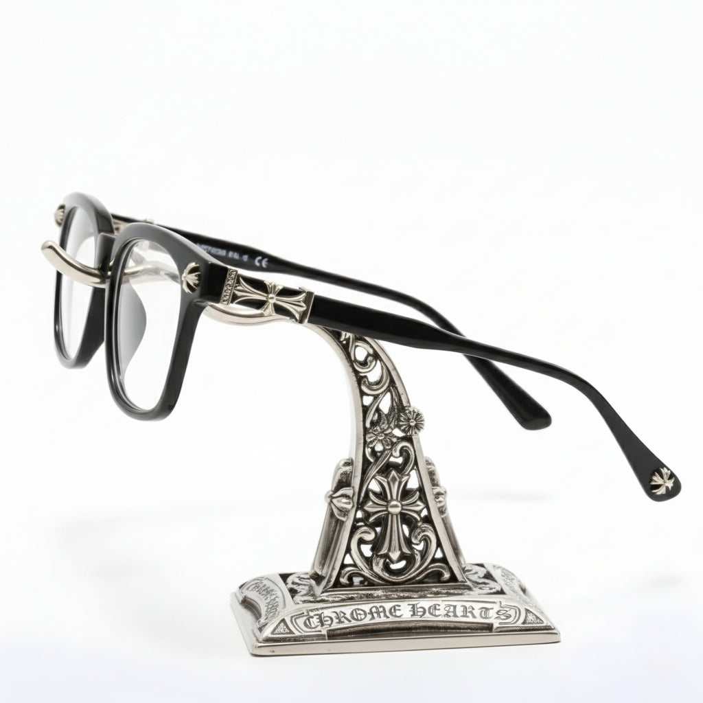 Gothic Cross Motif Square Eyewear - TR90 Lightweight Luxury Frame