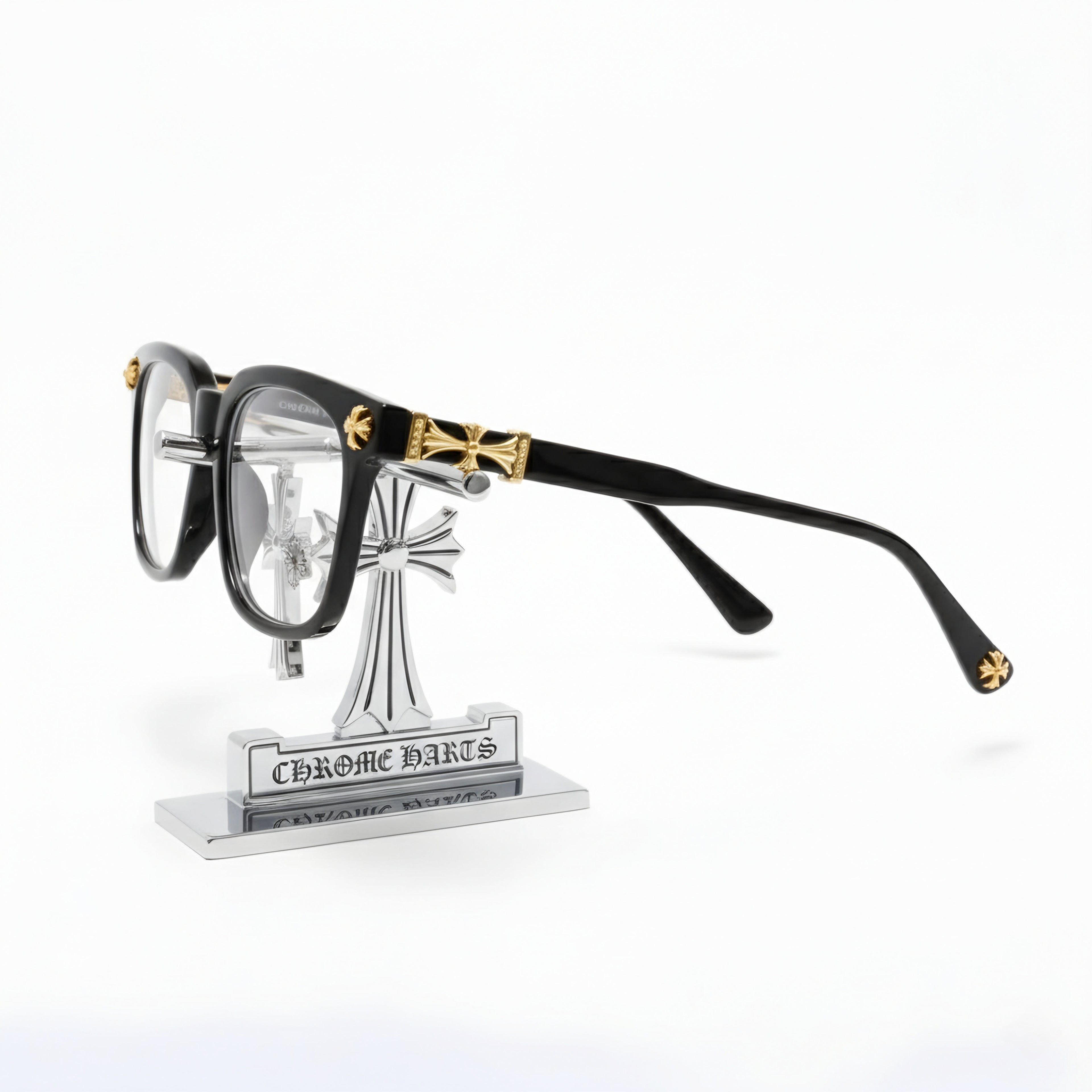 Gothic Cross Motif Square Eyewear - TR90 Lightweight Luxury Frame