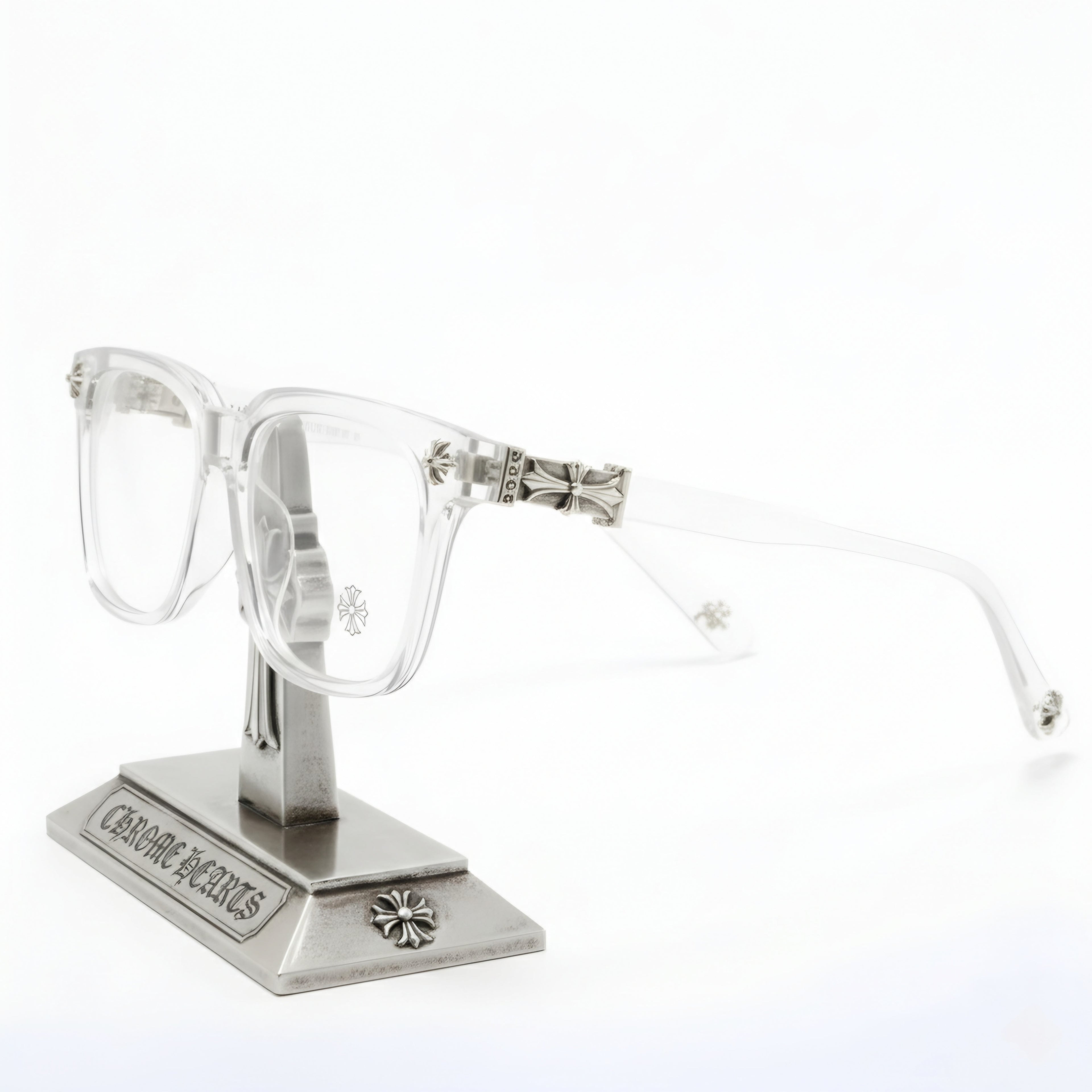 Gothic Cross Motif Square Eyewear - TR90 Lightweight Luxury Frame